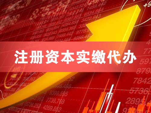 嘉兴注册资本实缴代办