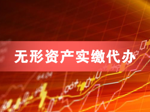 嘉兴无形资产实缴资本代办